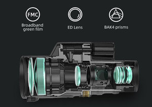 12X50 12X60 Tầm Xa Cầm Tay Chiến Thuật Một Mắt Noctings Kính Viễn Vọng Hai Mắt Một Mắt Với Tầm Nhìn Ban Đêm Cho Điện Thoại - Product Image 5