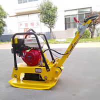 Petit compacteur à plaque électrique à essence portable pour la construction de routes comprenant un moteur fabriqué en Chine pour la construction