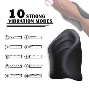 Vibratore ricaricabile degli uomini con 10 frequenza di vibrazione ritardando l'eiaculazione dispositivo pene Trainer Sex Toy per gli uomini <span class=keywords><strong>e</strong></span> le <span class=keywords><strong>donne</strong></span> del <span class=keywords><strong>sesso</strong></span> - Product Image 2