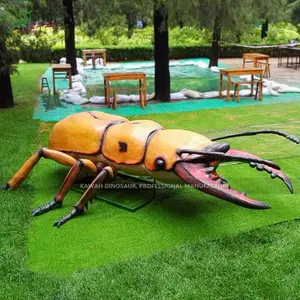 Insekten Themenpark Dekoration Riesen wanzen Käfer Animatronic Lucanidae Tier Insekt Statue zum Verkauf