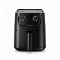 Nouvelle Arrivée Friteuse à Air Simple à Double Bouton, Arrêt Automatique en Cas de Surchauffe, Contrôle Manuel de la Température, Friteuse à Air Mécanique Domestique