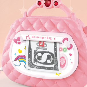 Monedero para niña pequeña, juguete de Banco de Ahorro de dinero, contraseña eléctrica, <span class=keywords><strong>bonita</strong></span> alcancía con función de escaneo de dedos, juguete de regalo de cumpleaños - Product Image 4