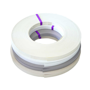 0.45*22mm MDF Móveis PVC Laminado <span class=keywords><strong>Edge</strong></span> <span class=keywords><strong>Banding</strong></span> Tape <span class=keywords><strong>White</strong></span> Wood Grain Finish Cor branca para decoração de móveis - Product Image 2