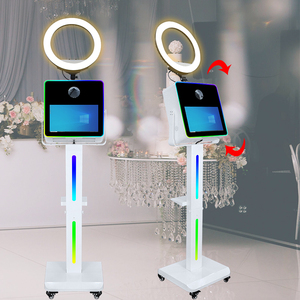 Belleza portátil DSLR <span class=keywords><strong>Selfie</strong></span> Pantalla táctil de 15,6 pulgadas <span class=keywords><strong>Selfie</strong></span> Photobooth Flight Case Party 360 Tomar foto Cámara DSLR Photo Booth - Product Image 5