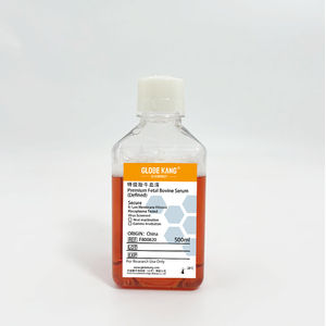 Globe Kang FBS F800820 Sérum fœtal bovin de qualité supérieure défini 500 ml OEM Chine pour la culture de cellules souches, recherche scientifique en biologie de la vie - Product Image 3