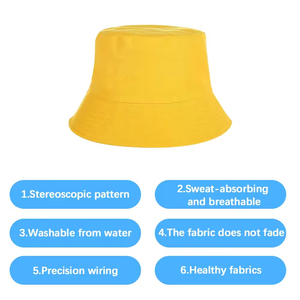 Custom Logo Bucket <b>Hats</b> High Quality Waterproof for <b>Men</b> Women Kids Summer Outdoor Sports Fishing and <b>Sun</b> Beach Casual - Product Image 5