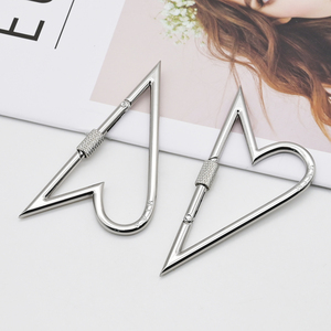 نمط مخصص شكل الربيع المفاجئة خطافات مع حلقات المفاتيح المعدنية DIY سبيكة موصل الملحقات للحقائب مفاتيح - Product Image 4