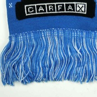 Personalisierter Logo-Schal für Fußball-Weltmeisterschafts-Teams und Vereine, doppelseitiger Fan-Weihnachts-Strickschal, Jacquard-Souvenir-Schal