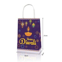 Tas Hadiah Pesta Diwali MorSun Festival of Lights dengan Permen untuk Pesta Diwali dan Perayaan India