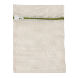 Eco-Friendly 100% Cotton 120gsm Mesh <b>Net</b> Custom Color Foldable 30x40cm Natural <b>Laundry</b> Storage Washing <b>Bag</b> Home/School/Travel - Product Image 1