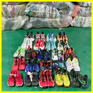 Baskets de sport respirantes d'occasion pour enfants, chaussures de marque à lacets pour enfants, vente en gros, tailles 35-40, style entraînement sportif - Product Image 2