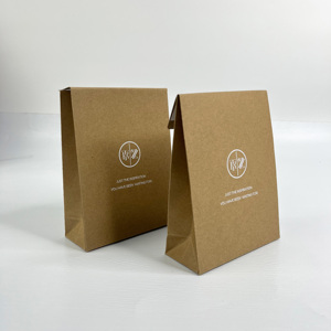 ซองจดหมายกระดาษคราฟท์สุดหรู - ถุงของขวัญกระดาษสีน้ำตาลพิมพ์ลายตามสั่ง ถุงใส่ของขวัญสำหรับธุรกิจขนาดเล็ก - Product Image 2