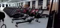 Máquina de remo individual, uso comercial y de gimnasio, regulación de resistencia al viento, máquina deportiva, equipo de fitness de alta calidad