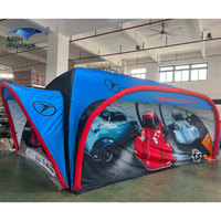 Tente araignée gonflable personnalisée pour promotion extérieure, idéale pour les événements sportifs de course automobile et de rallye