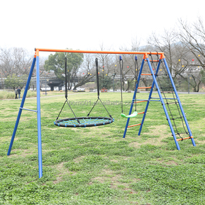 Conjunto de Balanço Infantil Zoshine em Metal Reforçado com Balanço e Assento para Playground ao Ar Livre - Product Image 3