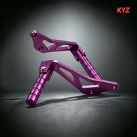 KYZ CNC 304SS Stunt Lock Foot Pegs Repose-pieds avant Kit de pièces de modernisation pour moto électrique tout-terrain Sur-Ron Light Bee X Off Road MX