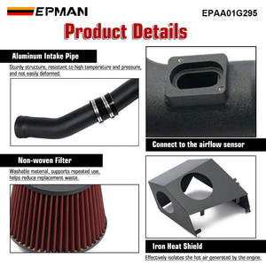 Kit d'admission d'<span class=keywords><strong>air</strong></span> froid EPMAN avec <span class=keywords><strong>filtre</strong></span> et bouclier thermique pour BMW F10/F11 520i/528i 2.0L N20 2012-2018 EPAA01G295 - Product Image 4