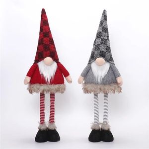 Adorables Gnomos Navideños Luminosos, Pareja de 2 Piezas, Grandes, 82 cm, Decoración de Peluche para el Suelo, para el Invierno - Product Image 3