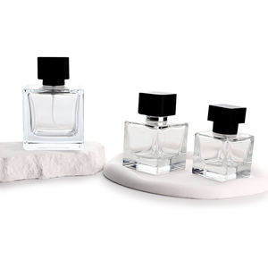 Envases de Perfume de Vidrio Cuadrados Transparentes de Lujo Vacíos al por Mayor de 30 ml, 50 ml y 100 ml, Recargables - Product Image 4