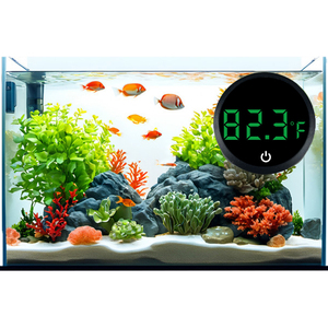 Termometro Digitale Adesivo per Acquario con Schermo LED per Pesci e Tartarughe, Ideale per Acquari e Terrari - Product Image 2