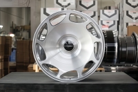 Rines Forjados S17-19T de 22/24 Pulgadas, 1 Pieza, 5*112/5*130 PCD CB66.6, Plateados Pulidos, Compatibles con Mercedes GLS600 Maybach G63 SUVs de Lujo