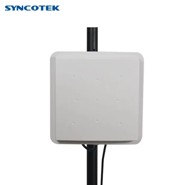 Syncotek RS485 RJ45 RF UHF RFID-Kartenleser 8-15M 12dbi Antenne RS232 Wiegand Park verwaltungs system