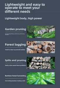 16-inch 40V 2000W tốc độ cao không chổi than không dây pin Lithium điện cầm tay cưa cho cắt gỗ - Product Image 6