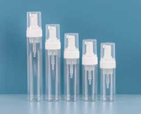 100 ml à 250 ml PET Plastique Distributeur de liquide Nettoyant pour le visage Lotion Emballage Pompe Bouteille