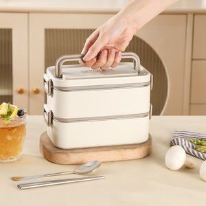 Factory Price 304 Stainless Steel Cold and Hot Heatable Leak Proof <b>Tiffin</b> Lunch <b>Box</b> Bento Storage <b>Box</b> for Kids to School - Product Image 3
