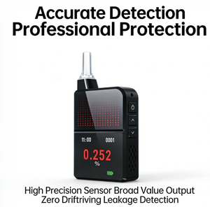 Alcoholímetro Portátil de Alta Precisión Airsense H3 Pro, Sensor de Celda de Combustible, Modelo Mini, Instrumento de Detección de Alcohol - Product Image 4