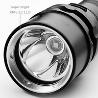 Lampes de plongée sous-marine, lampe torche de plongée pour les plongeurs, sports sous-marins avec batterie 18650