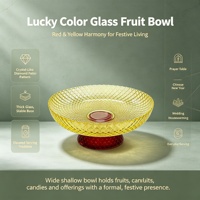 Vente en gros de coupelles à fruits sur piédestal en verre coloré personnalisées, coupelles à gâteau texturées à coupe diamantée pour la décoration de mariages, banquets et hôtels