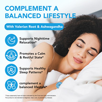 SOLOTREE Extrait d'Ashwagandha Calm, Patchs Transdermiques au Magnésium Glycinate pour la Relaxation Nocturne et le Sommeil
