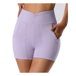 Shorts de Yoga de Cintura Alta para Mujer, Shorts Deportivos Cómodos para Gimnasio, Correr, Ropa Deportiva, Shorts de Yoga 2026 - Product Image 1