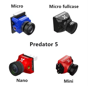 กล้อง Foxeer Mini/Micro/Nano Predator 5 ของแท้ พร้อมเคส ปลั๊กเชื่อมต่อ กล้องสำหรับแข่งรถ ความหน่วง 4ms ซุปเปอร์โดรน สำหรับโมดูล RC - Product Image 2