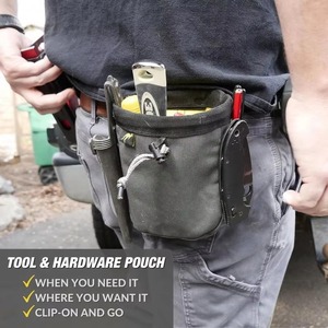 Échantillon Gratuit : Sacoche de Ceinture pour Outils, Sac à Vis et Clous pour Électricien, Plombier, Charpentier, Entrepreneur – Petite Pochette Utilitaire - Product Image 2