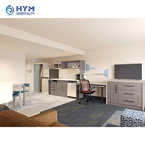 Ensembles de meubles de chambre à coucher d'hôtel en bois solide Modern <span class=keywords><strong>Hyman</strong></span> Home 2 pour centres de villégiature et 2 suites - Product Image 6
