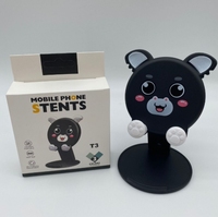 Support de bureau pour smartphone en forme de dessin animé - Support pliable et réglable, écologique, pour smartphones et tablettes, mignon, pour la Saint-Valentin, mariage