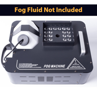 Machine à fumée verticale électrique PKnight 1500W en métal avec lumières LED RGB, télécommande DMX512, écran LCD pour DJ, scène, fête, club, mariage, fluide de fumée