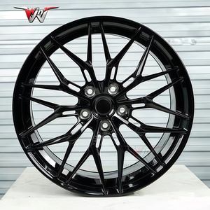 Jantes 26 pouces forgées 6x5.5, jantes de voiture à rayons en V, adaptées aux Lexus LC LS RC <span class=keywords><strong>RX</strong></span> <span class=keywords><strong>BMW</strong></span> M3 M4 Tesla Mustang, jantes chromées - Product Image 1