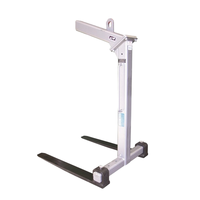 Fourches de levage de palettes auto-ajustables standard personnalisables pour grue d'équilibrage