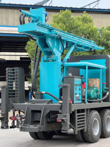 Zware waterputboorinstallatie 300m 500m 600m vrachtwagen type dieselmotor boormachine - Product Image 6