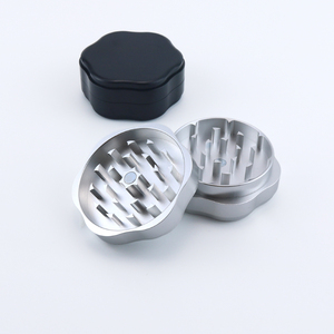 2-Tier Aluminum Alloy Magnetic Herb Grinders Engraved Logo 58mm Herb Crusher Grinder for Cigarette Rolling Paper Tobacco Smoking - Product Image 6