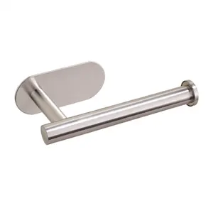 Nail-free 304 stainless steel bathroom wall-mounted toilet toilet paper holder