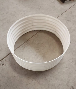 9 Inch/23cm Modern Metal Planting Box Outdoor Flower Bed Vegetable <b>Garden</b> Galvanized Sheet Eco-friendly Anti-Corrosion - Product Image 3