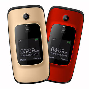 Teléfono Móvil Flip Pequeño de Doble Pantalla, Teléfono Celular 2G de Bajo Precio para Personas Mayores con Botón SOS - Product Image 6