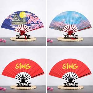 Abanico de Bambú Pintado a Mano con Logotipo Personalizado OEM de 8 Pulgadas - Decoración del Hogar y Regalo Empresarial/Souvenir - Product Image 4