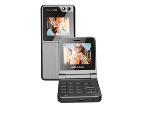 Téléphone à <span class=keywords><strong>clapet</strong></span> <span class=keywords><strong>4G</strong></span> avec double écran 180 degrés 2.0+1.77, batterie intégrée de 1000 mAh, appels VoLTE, téléphone portable <span class=keywords><strong>4G</strong></span> - Product Image 3