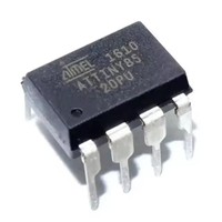 Microcontrolador IC TINY85 SMD de 8 bits, 20MHz, 8KB (4K x 16), (componentes electrónicos), ATTINY85, ATTINY85, 1, 2, 2, 1, 2, 1, 2, 1