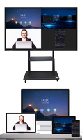 Tableaux interactifs 55 pouces, écran tactile 4K, tableau blanc intelligent pour l'éducation, 982/61/4+32G, écran plat interactif pour l'école